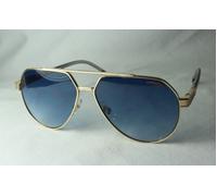 Carrera CA1067 Sunglasses Pilot Gold Metal Frame Grey Gradient Lens NEU