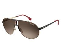 Carrera CARRERA 1005/S 2M2/HA Unisex Sunglasses Metal Gold Brown Pilot Shaded