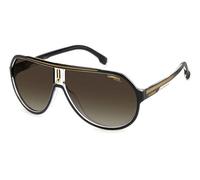 Carrera CARRERA 1057/S 2M2/HA Man Sunglasses Plastic Black Brown Pilot Shaded