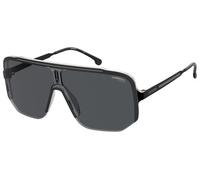 Carrera Unisex CARRERA 1060/S 08A/IR Sunglasses Plastic Black/Grey Grey Squared