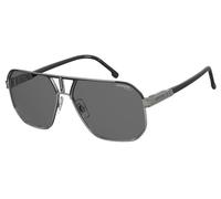 Carrera CARRERA 1062/S RZZ/M9 Man Sunglasses Metal Black opaque/Rutenio dark Grey Geometric Polarized