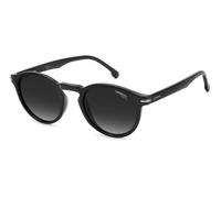 Carrera CARRERA 301/S 807/9O Unisex Sunglasses Acetate Black Grey Round Shaded