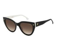 Carrera CARRERA 3017/S 80S/HA Woman Sunglasses Acetate Black Brown Cat Eye Shaded