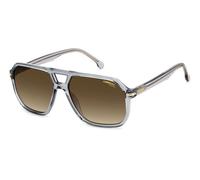 Carrera Man Carrera CARRERA 302/S KB7/HA Sunglasses Acetate Grey Brown Squared Normal Shaded