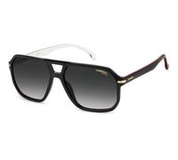 Carrera CARRERA 302/S M4P/9O Man Sunglasses Acetate Black Grey Squared Normal Shaded