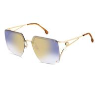 Carrera CARRERA 3041/S KY2/1V Woman Sunglasses Metal Gold Grey Squared Mirrored Shaded