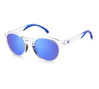 Carrera CARRERA 8056/S 900/Z0 Man Sunglasses Plastic Crystal Blue Round Normal Mirror