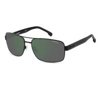 Carrera Man CARRERA 8063/S 003/Q3 Sunglasses Steel Black-opaque Green Squared Polarized