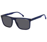 Carrera Man CARRERA 8064/S FLL/IR Sunglasses Acetate Blue Grey Squared Normal