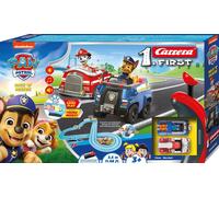 Carrera FIRST 2003058 PAW Patrol - Race 'N' Rescue - FIRST Slot Racing Track, With Lights, Sounds & Music, For Children From 3 Years And Adults, 3.5 Metres, With Chase & Marshall