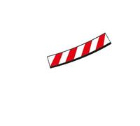 Carrera Cars 20020596 Red/White Inside Shoulder Strip (x12) & End Piece (x2) for