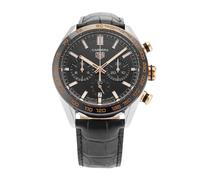 Carrera Chronograph 44mm Stainless Steel and Rose Gold