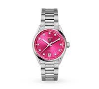 Carrera Date 36mm Ladies Watch Pink Diamond Dot