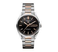 Carrera Day-Date 41mm Mens Watch Black Rose Gold