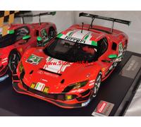 Carrera Digital 124 20023965, Ferrari 296 GT3 AF Corse No21, 1:24, Scale Slot Car, With Working Front, Rear and Brake Lights, Suitable For Ages 10 Years+