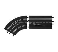 Carrera Digital 132/124 Lane Change Curve Left, Inside to Outside Slot Car