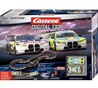 Carrera Digital 132 20030046UK Pole Postion 1:32 Scale I 5.7 Metres I With BMW M4 GT3 Rowe Racing No.99 & BMW M4 GT3 Ram Racing No.15, UK Plug Version