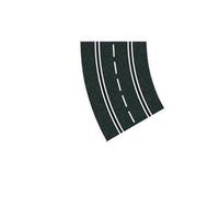 Carrera 20020572 Digital 124 Slot Car 2/30° Curve Track (6Pcs) 1:24 Accessory, Schwarz, 8 to 10.9 Inches