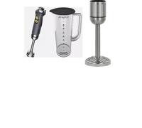 Carrera Digital Grey Stainless Steal Hand Blender 800W With Masher And Jug Set