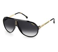 Carrera ENDURANCE65/N 807/9O Unisex Sunglasses Plastic Black Grey Pilot Normal Shaded