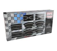 Carrera Evolution 20026953 Racing Track Extension set (2 straights, 2 lane change sections, 4 curves 1/60°), Black