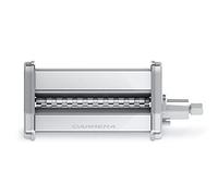 Carrera Fettuccine Cutter Attachment for Stand Mixer 657 - Silver - Stainless Steel Accessory for Cutting 6 mm Pasta Ribbons - Easy Mounting on Front Drive - Ideal for Fresh Homemade Fettuccine