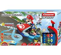 Carrera FIRST 20063036 Nintendo Mario Kart - Royal Raceway, Featuring Music, Sound and Light Effects, 3.5 Metres, With Mario and Yoshi, Suitable From 3 Years
