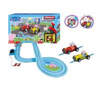 Carrera FIRST 20063044 Peppa Pig Soapbox Race - FIRST Slot Racing Track, For Children From 3 Years And Adults, 2.9 Metres, With Peppa Pig - Peppa & Peppa Pig George