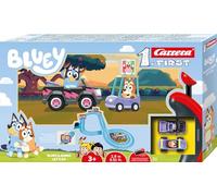 Carrera FIRST 20063055 Bluey - Let's Go - FIRST Slot Racing Track, For Children From 3 Years And Adults, 2.9 Metres, With Bluey & Bingo