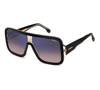 Carrera FLAGLAB 14 Black Beige/Brown Shaded Blue Mirror 62/11/145 unisex Sunglasses