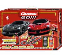 Carrera GO!!! 20062578UK Ferrari Supercar Power (Wireless) Race Track Set I Racing Track with Licensed Slot Cars | Up to 2 Players | For Children from 6 Years and Adults