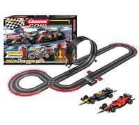 Carrera GO!!! 20062581UK Formula Free Racing (Wireless) I F1 Slot Racing Set 1:43 Scale, 5.3 Metres, With Max Verstappen No1 & Carlos Sainz No55