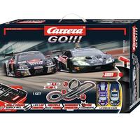 Carrera GO!!! 20062622 Red Bull GT3 Set 1:43 Scale, 5.3 Metres, With Lamborghini Huracán GT3 EVO2 ABT Sportsline, No.27 & Audi R8 LMS GT3 evo II DTM ABT, R. Feller, No.7, Suitable from 6 Years+