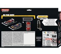 Carrera GO!!! Track Extension Pack - F1 Racer, 1.3 Metres, 4 Straight Sections and Tunnel Section