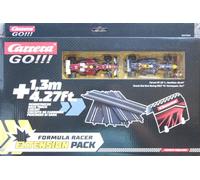 Carrera GO!!! Track Extension Pack - F1 Racer, 1.3 Metres, 4 Straight Sections and Tunnel Section