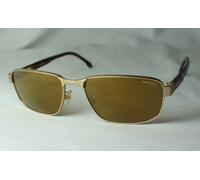 Carrera Gold Polarized Tinted Pilot Sunglasses CA C FLEX AOZ/YL New