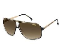 Carrera GRAND PRIX 3 2M2/HA Man Sunglasses Plastic Black/Gold Brown Squared Shaded
