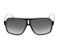 Carrera Grey Lens White Inner Legs Black Sunglasses - One Size