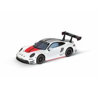 Carrera Hybrid, Porsche 911 GT3 R White Lightning, 1:50 scale, front and rear lights, up to 30 minutes of racing action, USB-C charging in 20 minutes, mobile app control for maximum driving pleasure