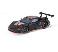 Carrera Hybrid, Porsche 911 GT3 R Black Devil, 1:50 scale, front and rear lights, up to 30 minutes of racing action, USB-C charging in 20 minutes, mobile app control for maximum driving pleasure