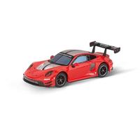 Carrera Hybrid, Porsche 911 GT3 R Red Devil, 1:50 scale, front and rear lights, up to 30 minutes of racing action, USB-C charging in 20 minutes, mobile app control for maximum driving pleasure