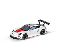 Carrera Hybrid 50051006 Porsche 911 GT3 R White Lightning 1:50 Scale AI-Supported Race Car with Working Lights & USB-C Charging