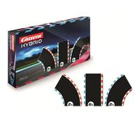 Carrera Hybrid Track Pack 1 - Expansion Set Includes Additional Straight and Curve Racetrack Sections for Racetrack Extension and Customization