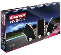 Carrera Hybrid, Track Pack 1, Track Extension with 10 Pieces, 417 cm Length, 2 Right and 2 Left Curves, 6 Straight Track Parts, Perfect for Exciting Track Guides, Black