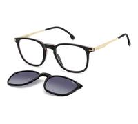 Carrera Man Carrera CA 332/CS 807/WJ Sunglasses Acetate Black Grey Squared Polarized Clip-on