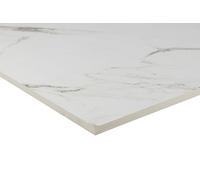 Carrera Marble Compact Laminate Worktop | 12mm Thick & Solid White Core | Marble Effect Kitchen Worktop | Length 1M - 4.2M | Compact Solid Laminate (3M x 345mm x 12mm)