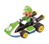 Carrera - Mario Kart 8 Luigi Pull Speed Vehicle, White, 15817039