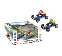 Carrera Mario Kart Mach8 Twin Pack Mario & Luigi Pull-Back Cars