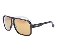 Carrera Men's 1001/s Aviator Sunglasses, Blk Redgd, 62 mm