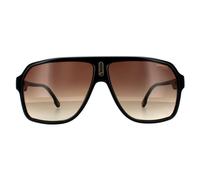 Carrera Men's Aviator Black Brown Gradient Sunglasses Carrera Black One Size